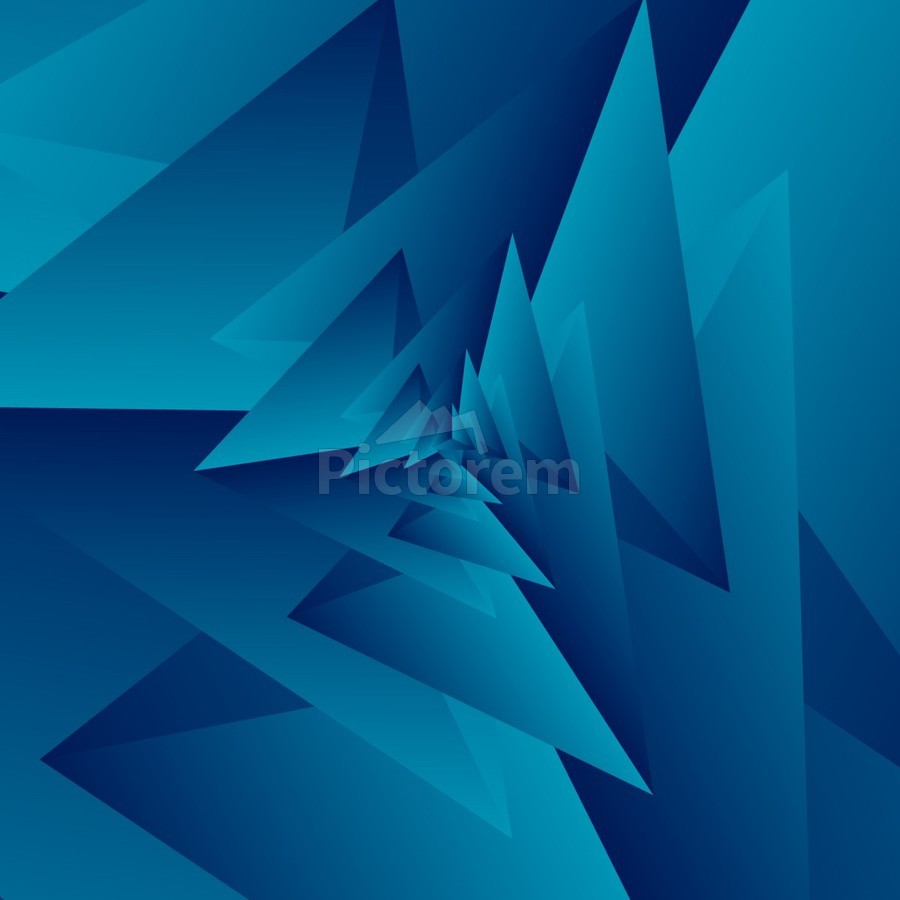 Crazy Triangle Art By Rizu Designs Wall Art